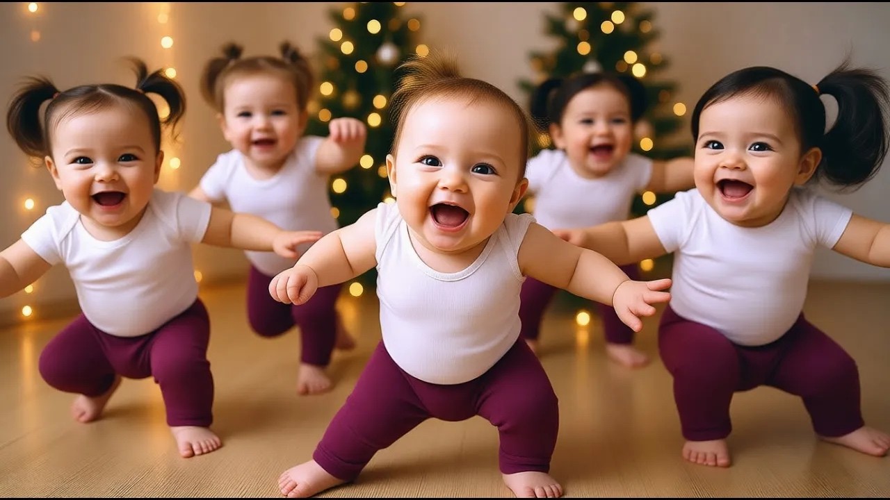 Песня «Jingle Bells» | Танцы для малышей и праздничные развлечения с Нилой Тотой. Рождественская ...