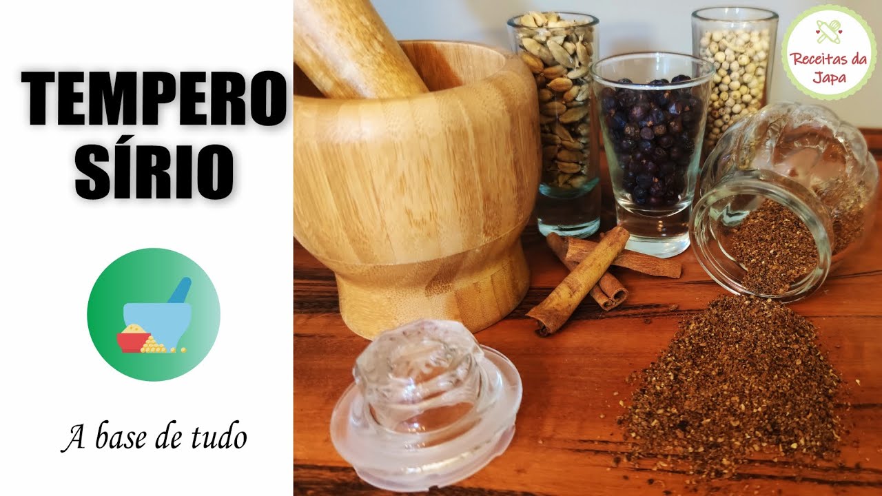 Como fazer TEMPERO SÍRIO | A  Base da Comida Árabe