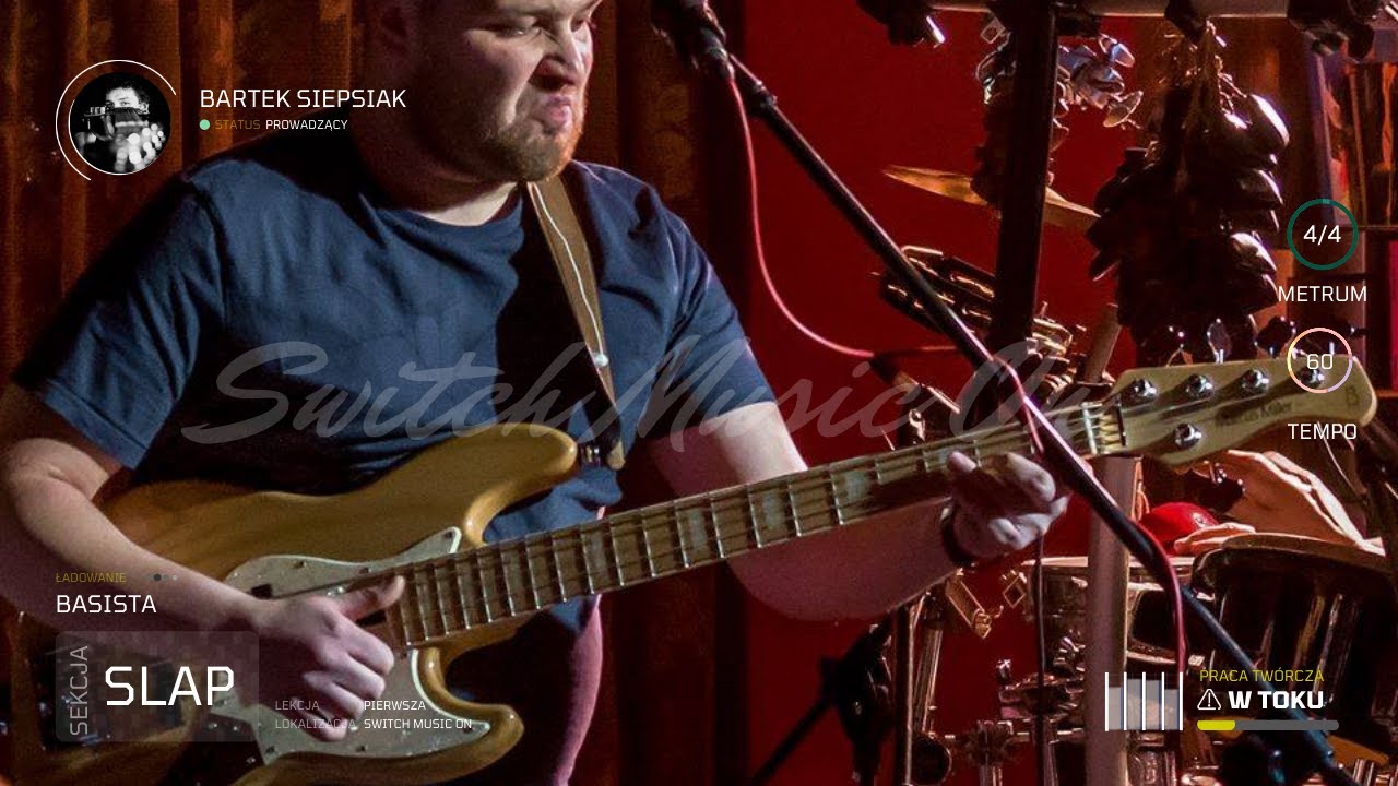 Sekcja: SLAP | Lekcja: 1 - Zapoznanie się i rozwijanie techniki slap na gitarze basowej.