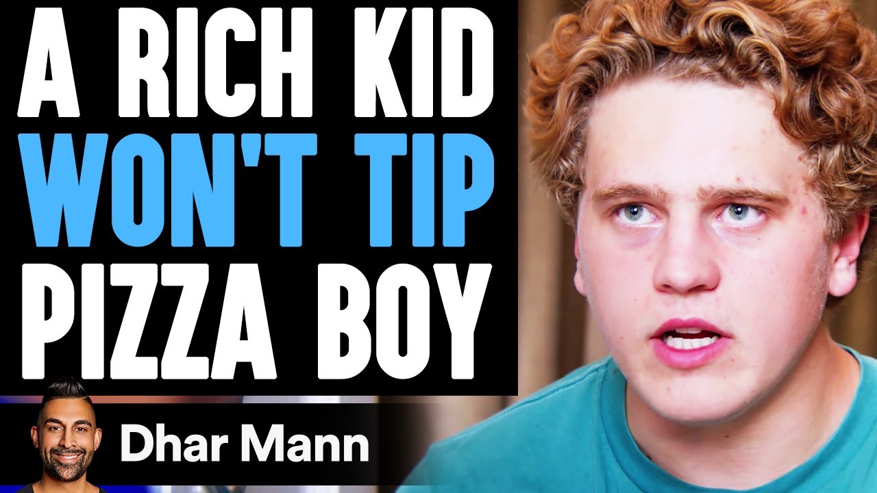 RICH Kid WON'T TIP Pizza Boy, He Lives To Regret It | Dhar Mann