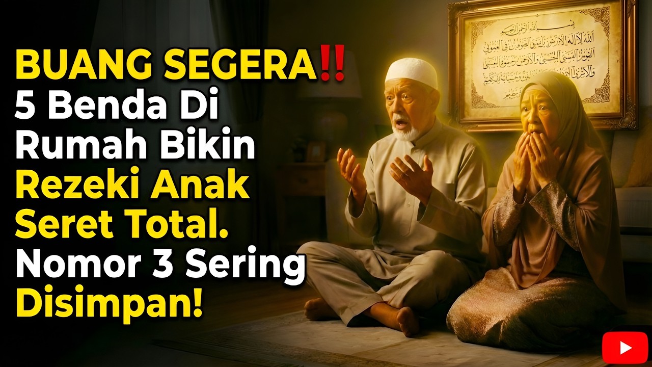 BUANG SEGERA‼️ 5 Benda Di Rumah Bikin Rezeki Anak Seret Total. Nomor 3 Sering Disimpan!