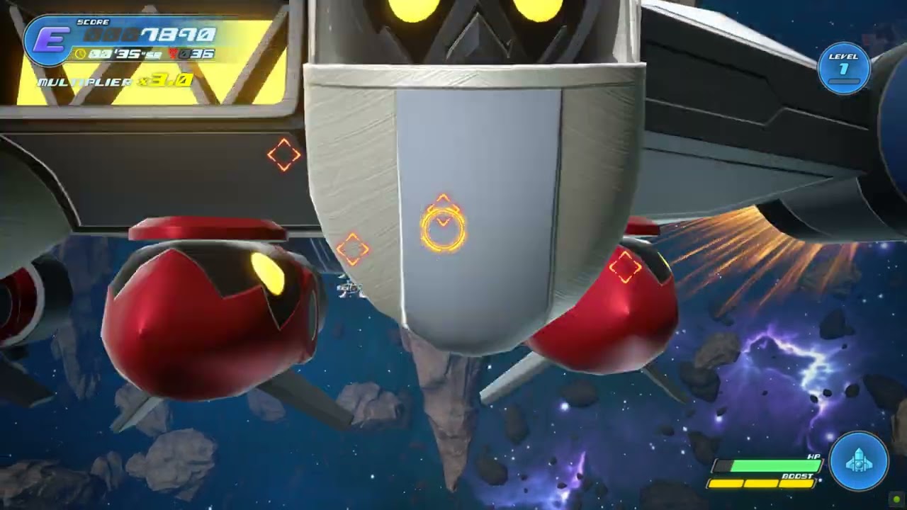 Kingdom Hearts III | A Shooting Star Gummi Ship | The Warrior Corrupted Critical Difficulty