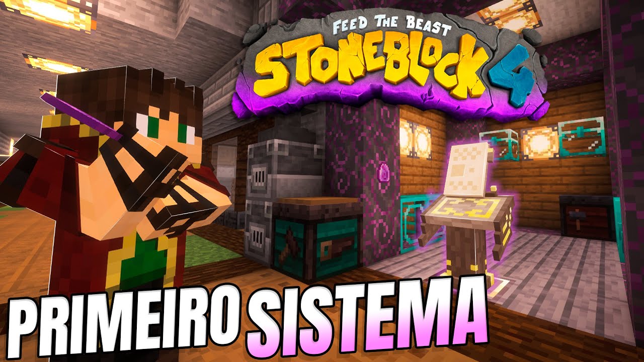 RUSHANDO PARA O PRIMEIRO SISTEMA DE ARMAZENAMENTO DO STONEBLOCK 4 ! #03