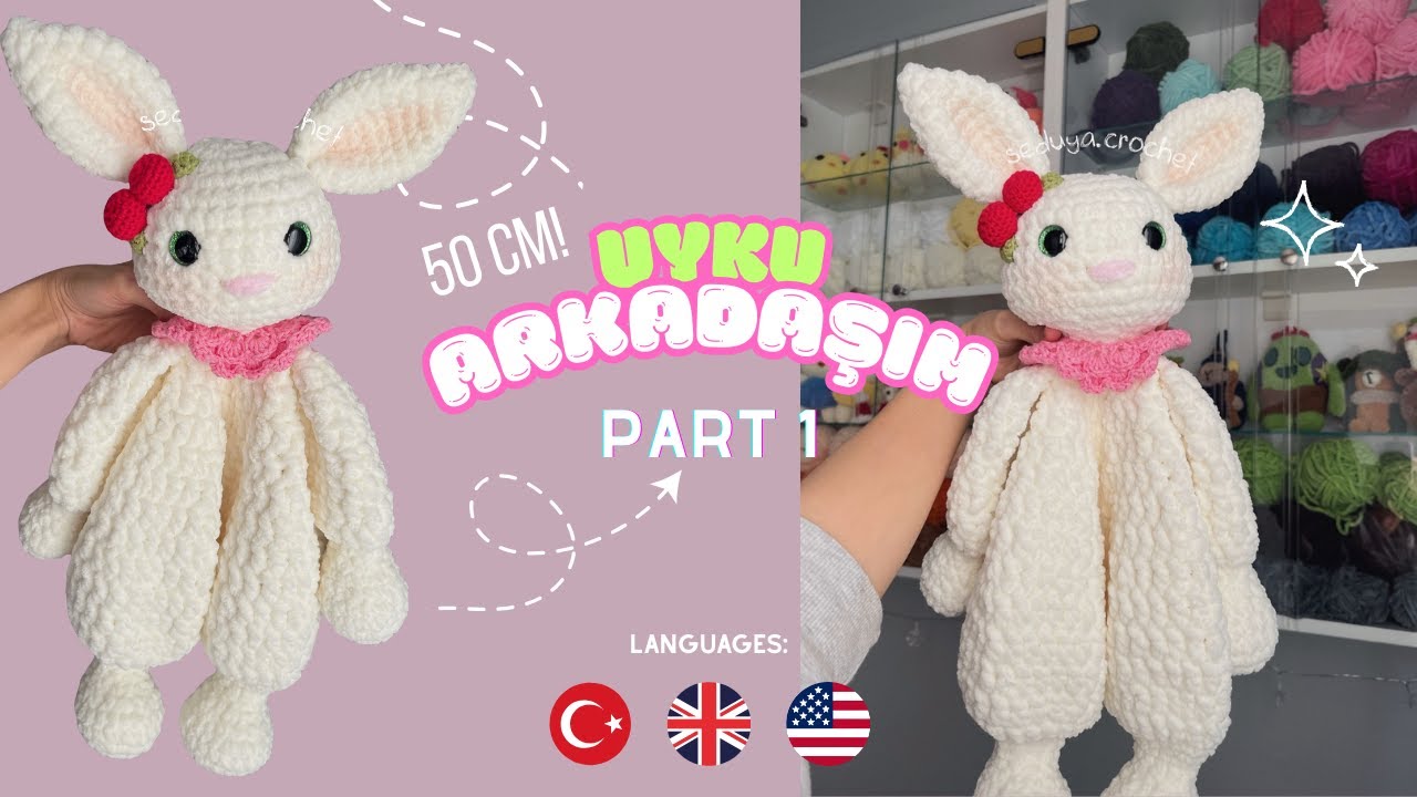 TAVŞAN UYKU ARKADAŞIM YAPIMI PART 1| BUNNY SLEEP BUDDY TUTORIAL PART 1