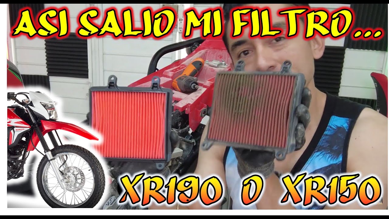 CAMBIO DE FILTRO DE AIRE DE XR190 O XR150 DE HONDA || !!HAZLO TU MISMO!! CAP. 23