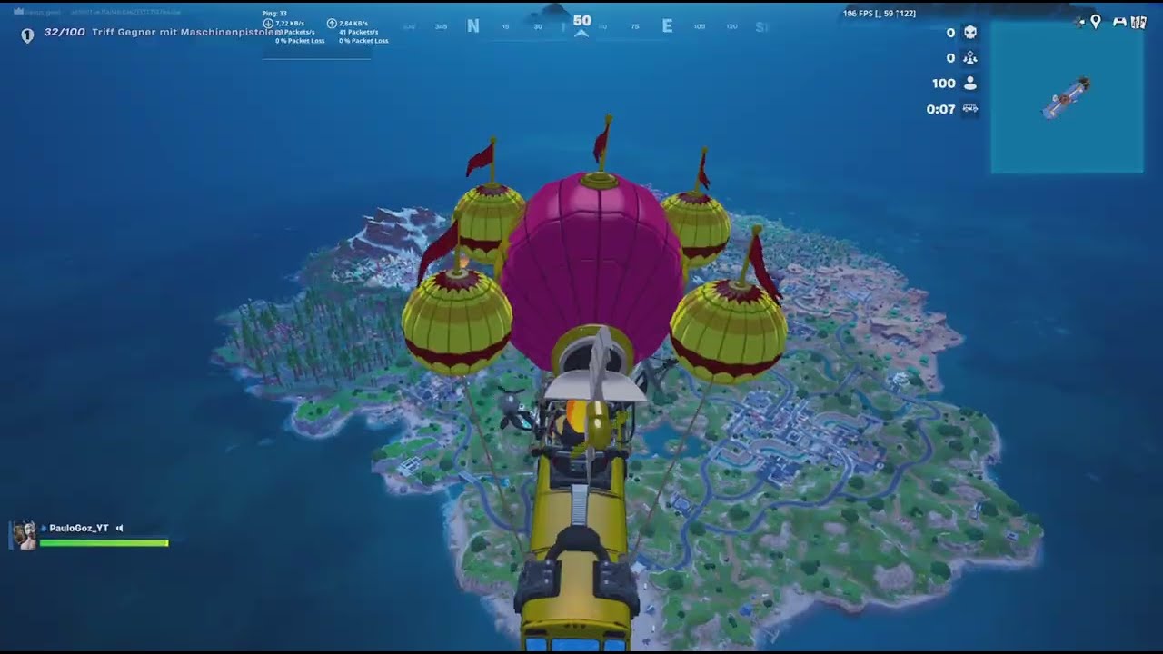 Eine entspannte Fortnite-Runde zum Abschalten mit Paulo Goz