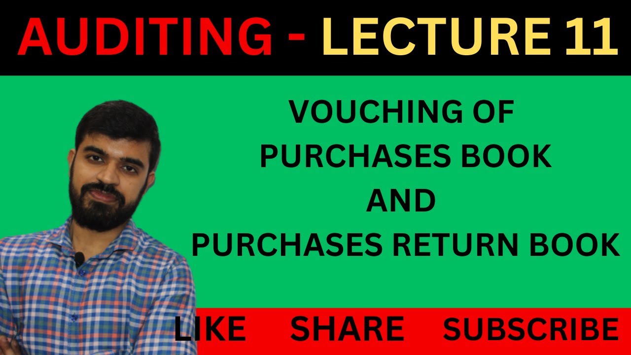 Master the Art of Auditing: Vouching of Purchases and Purchases Return Books