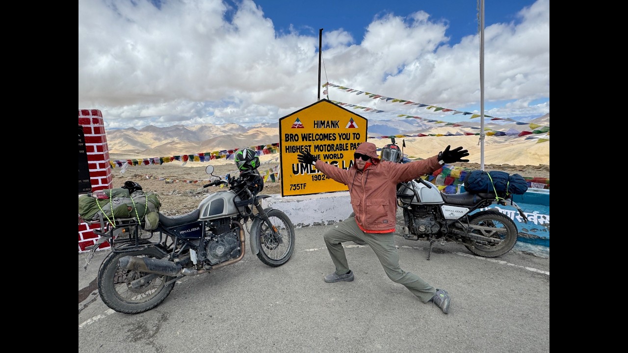 Ladakh Motorcycle Adventure - Leh to Umling La Pass (Episode 2)