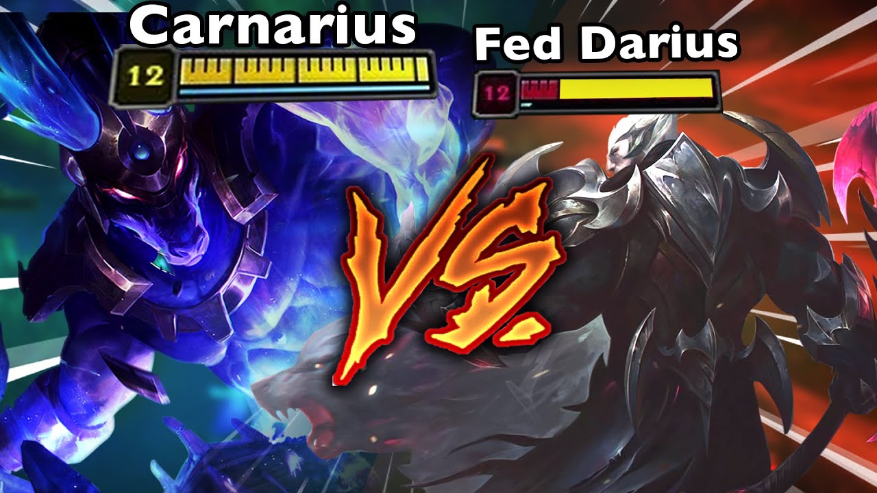 Who wins? Fed Nasus vs Fed Darius in Season 14... | Carnarius | League of Legends
