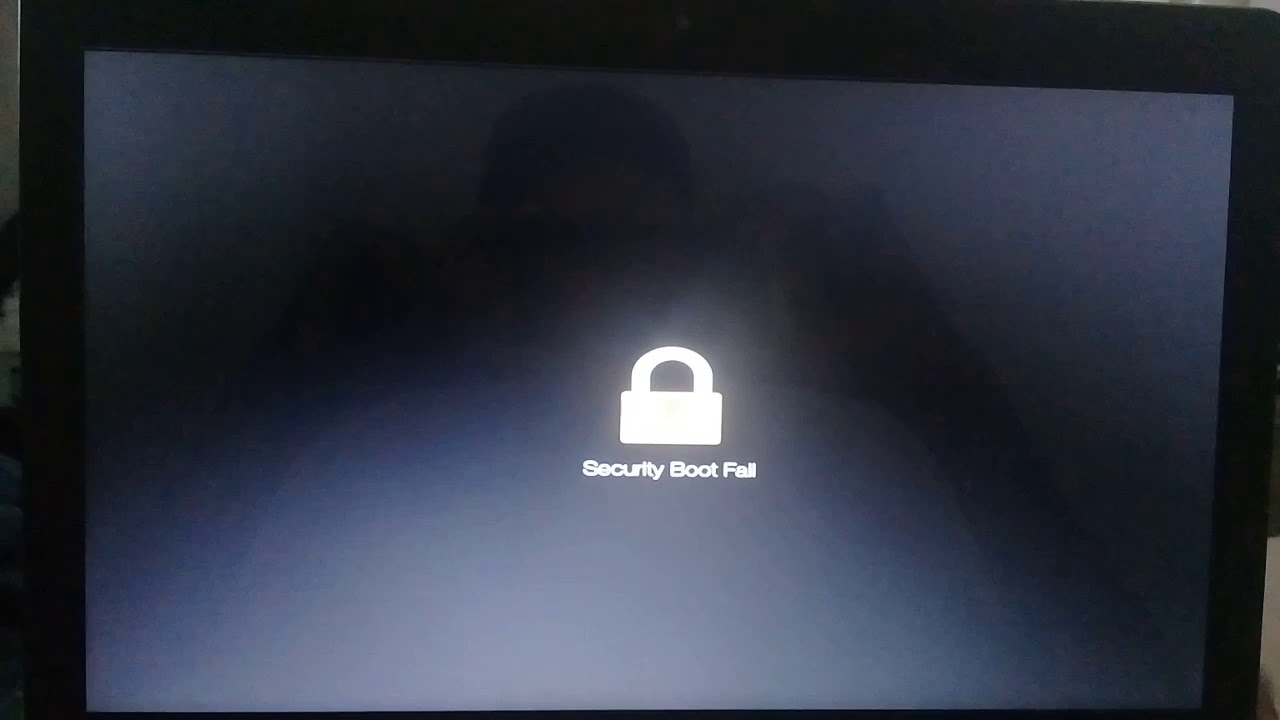 [RESOLVIDO] Acer - Security Boot Fail 2020