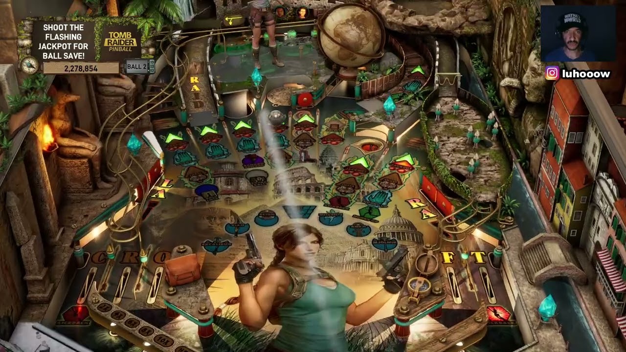 GAMEPLAY PINBALL FX - Tomb Raider Pinball: Adventures of Lara Croft #02