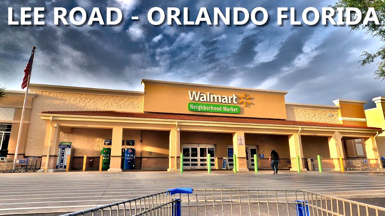 Shopping at Walmart on Lee Road in Orlando Florida - Store 4197