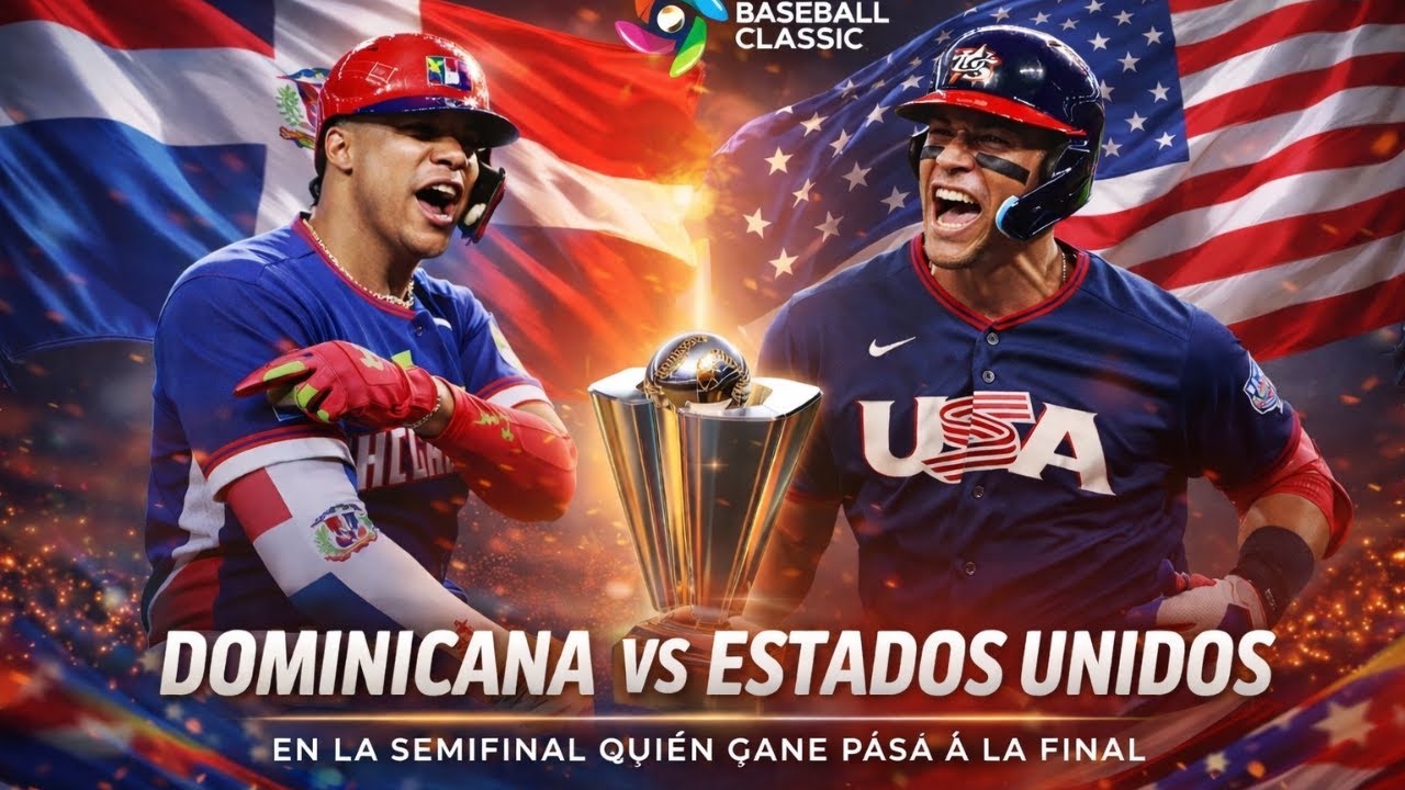 DOMINICANA VS ESTADO UNIDO SEMI FINAL CLASICO MUNDIAL