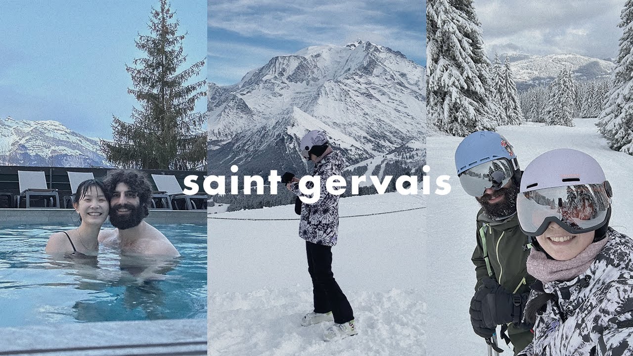 Let's go skiing | Saint-Gervais Mont Blanc, France ⛷️