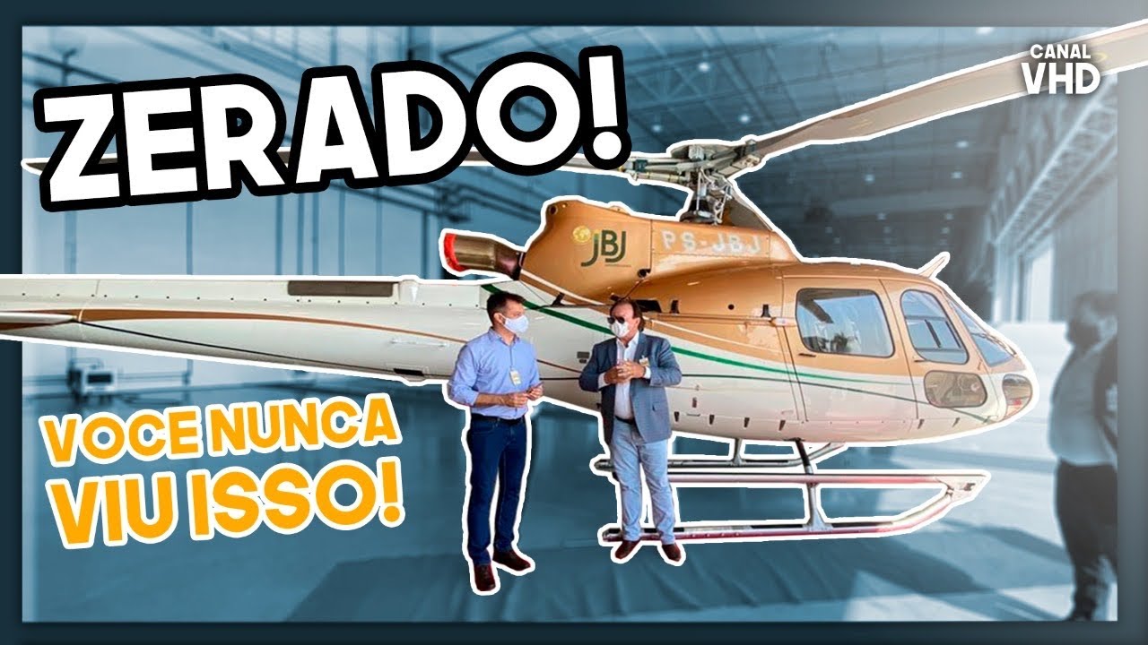 RECEBI UM HELICOPTERO ESQUILO ZERADO MAIS COMPLETO DO BRASIL NA FABRICA HELIBRAS E VOOEI DE ACH145