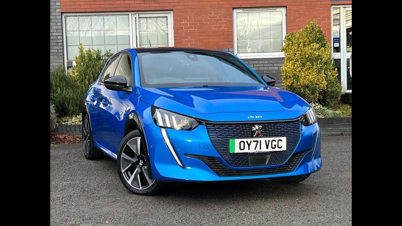 Peugeot E-208 50kWh GT Hatchback 5dr Electric Auto (136 ps) (OY71 VGC)