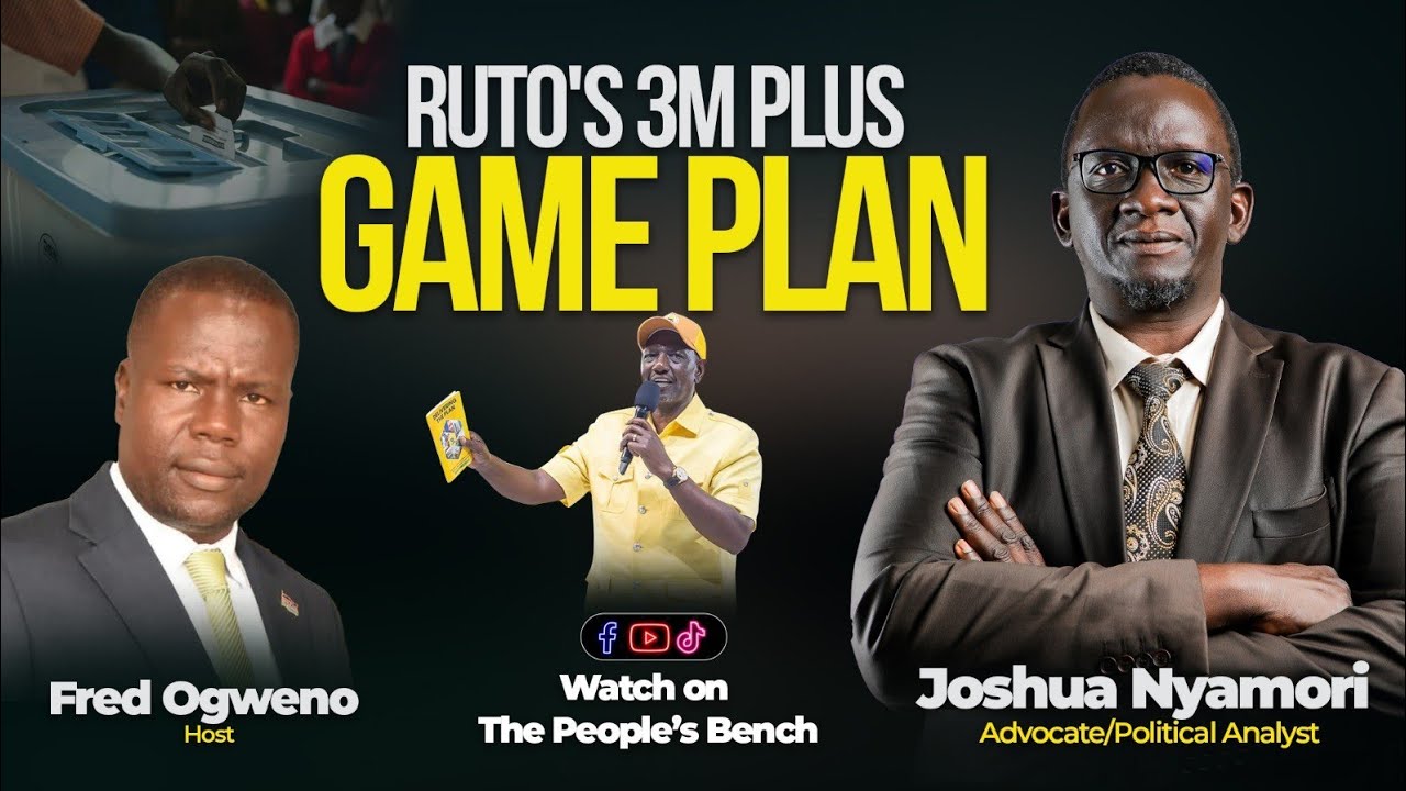 RUTO TO WIN 2027 WITH 3M PLUS VOTES? Joshua Nyamori, Advocate.