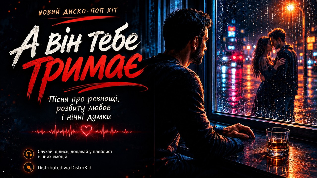 🎵 «А він тебе тримає» 💔 — танцювальна пісня про ревнощі, розбиту любов і нічні думки | HIT 2025