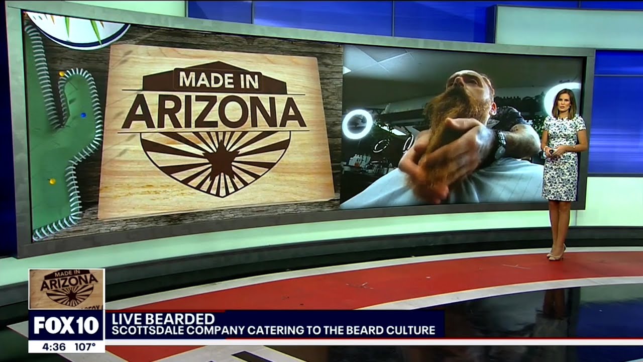Live Bearded On FOX 10 News - Highlighting The Best All Natural Beard Care Products Made in America