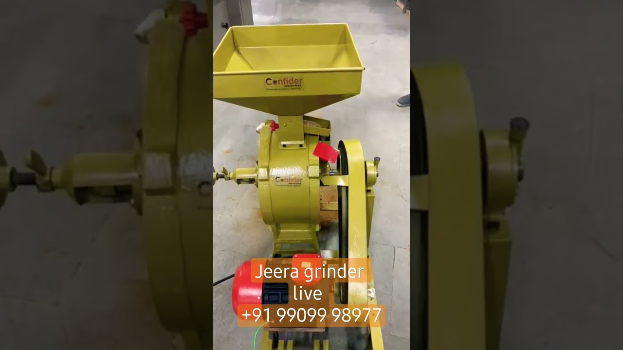 LIVE JEERA GRINDING | जीरा ग्राइंडिंग मशीन
