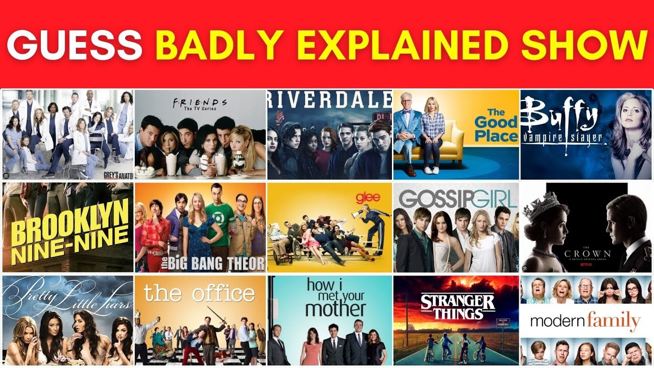 Угадайте, какой сериал плохо объясняют! 📺🍿| Челлендж «50 сериалов»
