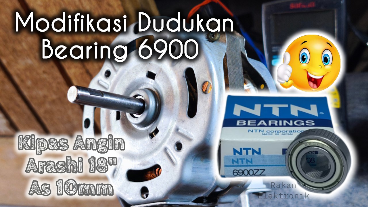 Modifikasi Bearing Untuk Kipas Angin As 10mm #bearing #modifikasi