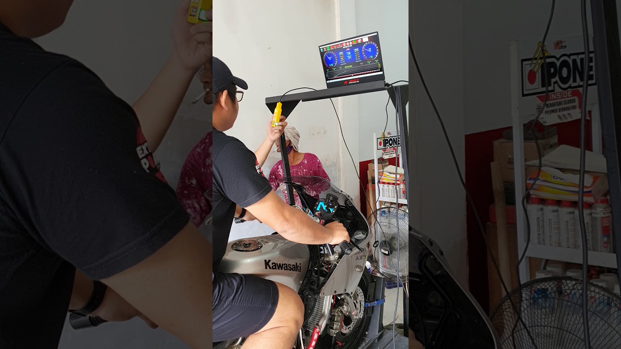 DYNO TEST NINJA RR 150 39HP BY DELI SERVICE MEDAN