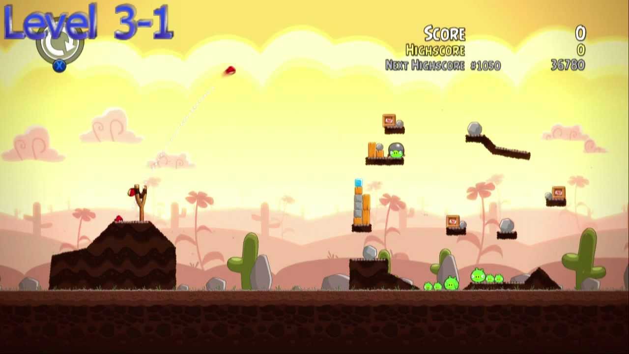 Angry Birds Trilogy - Classic Episode 1: Level's 3-1 through 3-21 & You are Elvis Achievement Guide