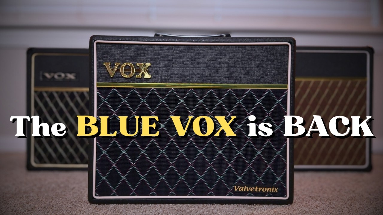 [НОВИНКА] VOX VT40X Классический синий - Обзор