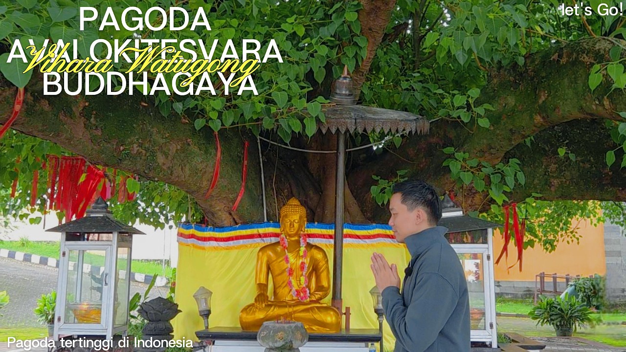 Peaceful Escape at Watugong Avalokitesvara Pagoda !! Vihara Buddhagaya a Buddhist temple in Semarang