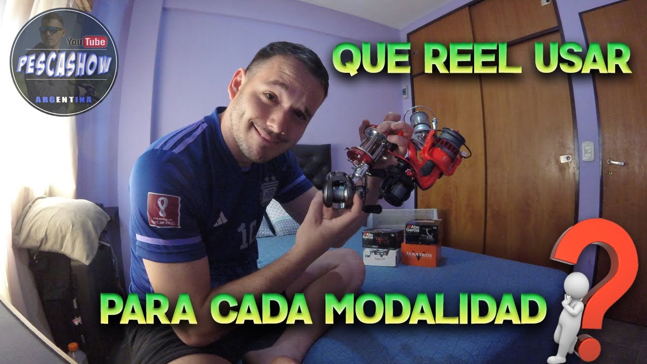 ⚠️ QUE REEL USAR PARA CADA MODALIDAD DE PESCA⚠️