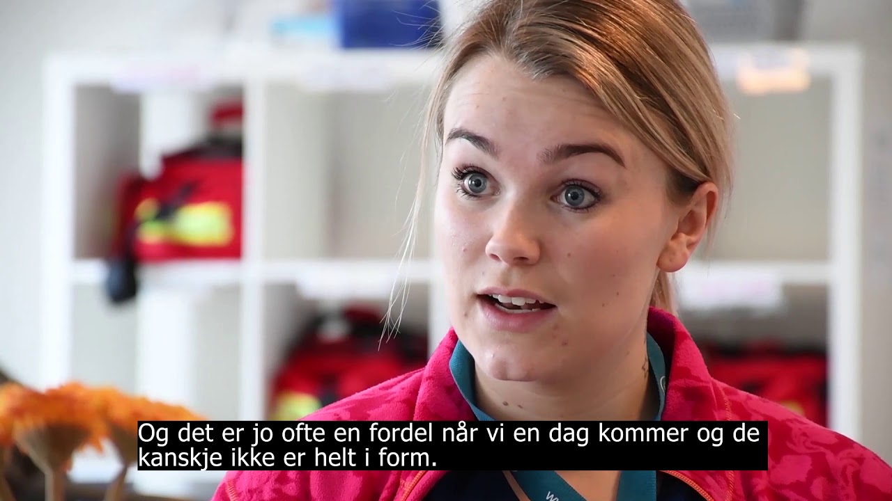 På jobb i en av landets beste omsorgstjenester