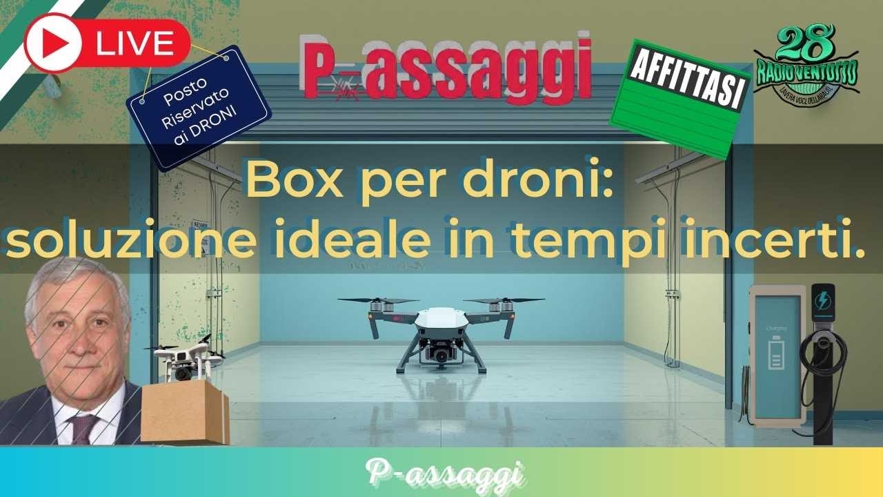 P-assaggi BOX PER DRONI: SOLUZIONE IDEALE IN TEMPI INCERTI