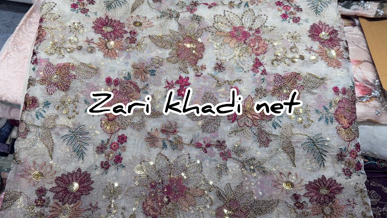 Zari khadi net / kamdani Duppate / banarsi kamkhab New Arrivals #firdousrabicentre 