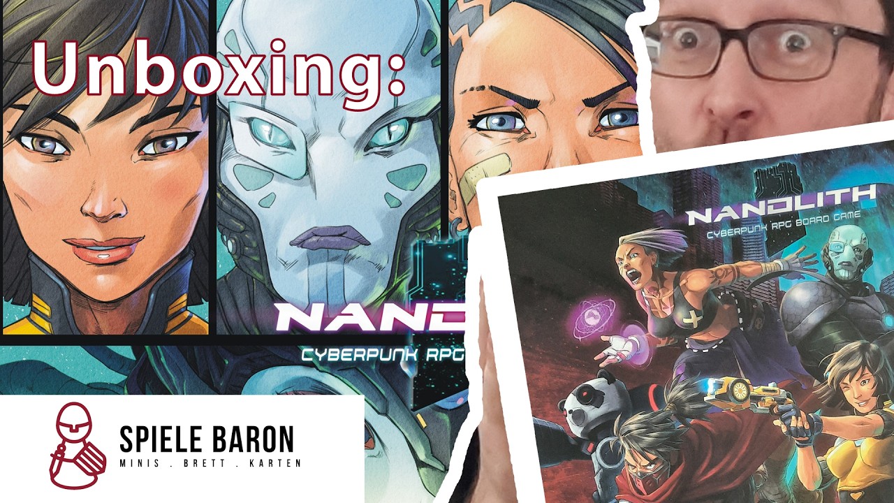 Was ist drin? Nanolith - Das Cyberpunkt RPG Brettspiel im rasanten Japanime Spielstil | Kickstarter