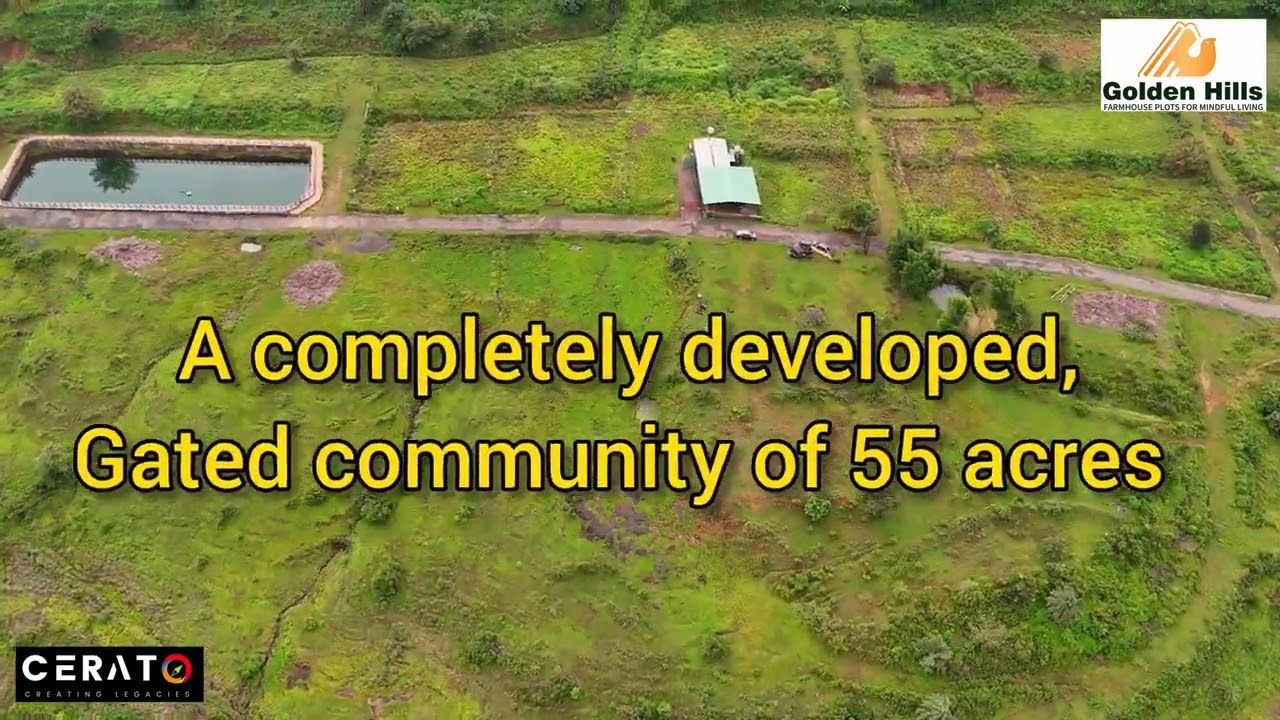 GOLDEN HILLS farmhouse plots, Mau&ndash;Talegaon&ndash;Maval, Pune Starting from: ₹599/sq & 11,000 sq.ftVisit 