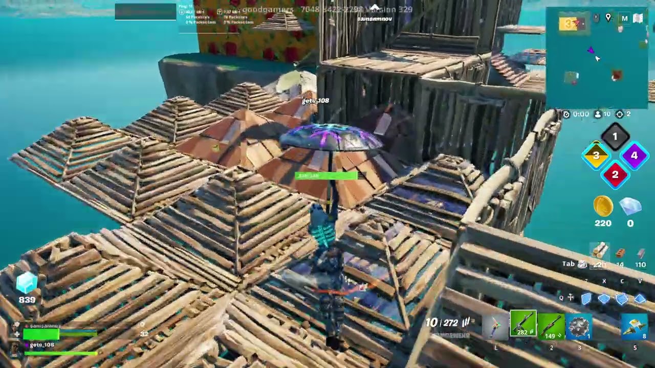 Fortnite Bedwars Gameplay PC Easy Round