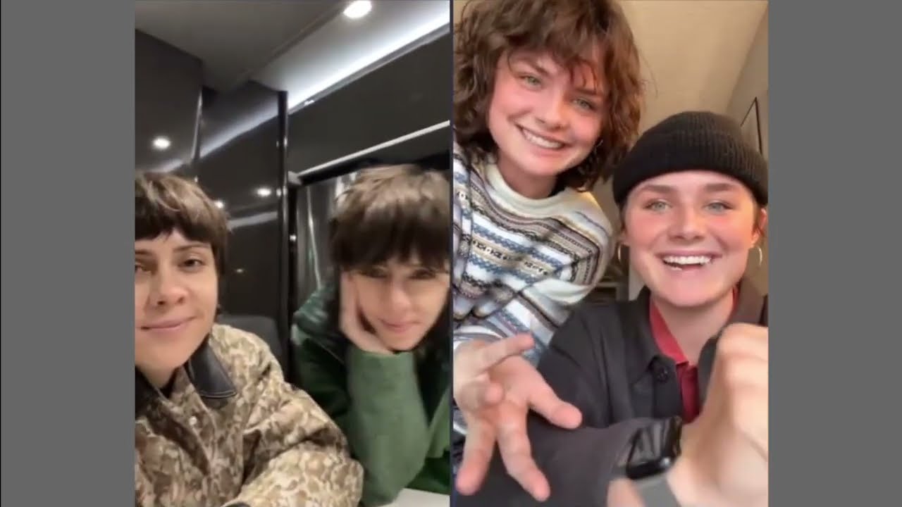 Tegan and Sara TikTok Live with Railey and Seazynn