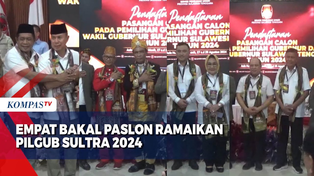 Empat Bakal Paslon Ramaikan Pilgub Sultra 2024
