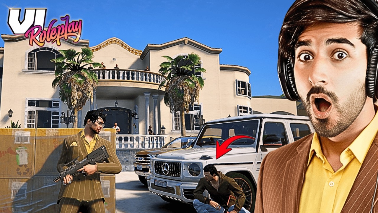 ESCAPING FROM INDIAN POLITICIAN'S HOUSE ! ⁨@Keshobrine⁩   - GTA VI Roleplay #15