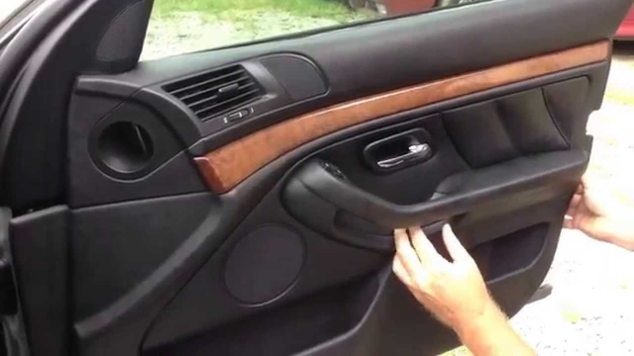 Самый простой способ самостоятельного снятия дверной панели BMW E38 E39
