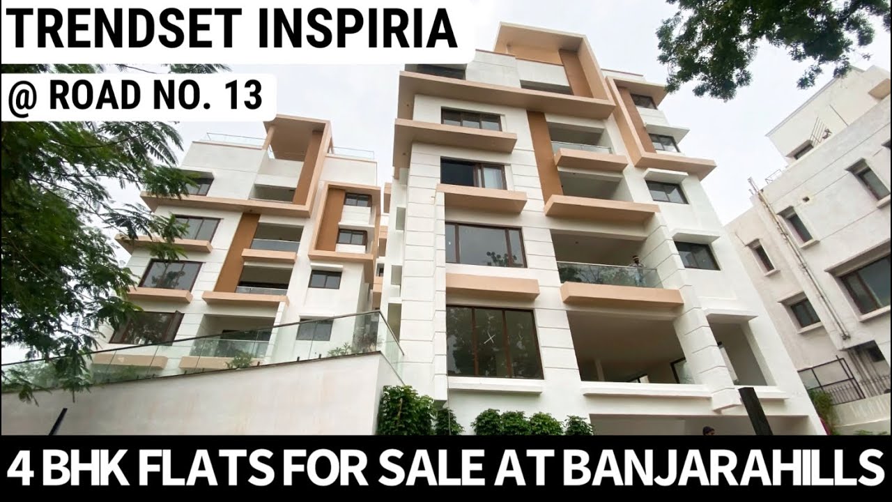 4 BHK FLATS FOR SALE AT BANJARAHILLS | ROAD NO. 13 | Size 3500-5000 sq ft