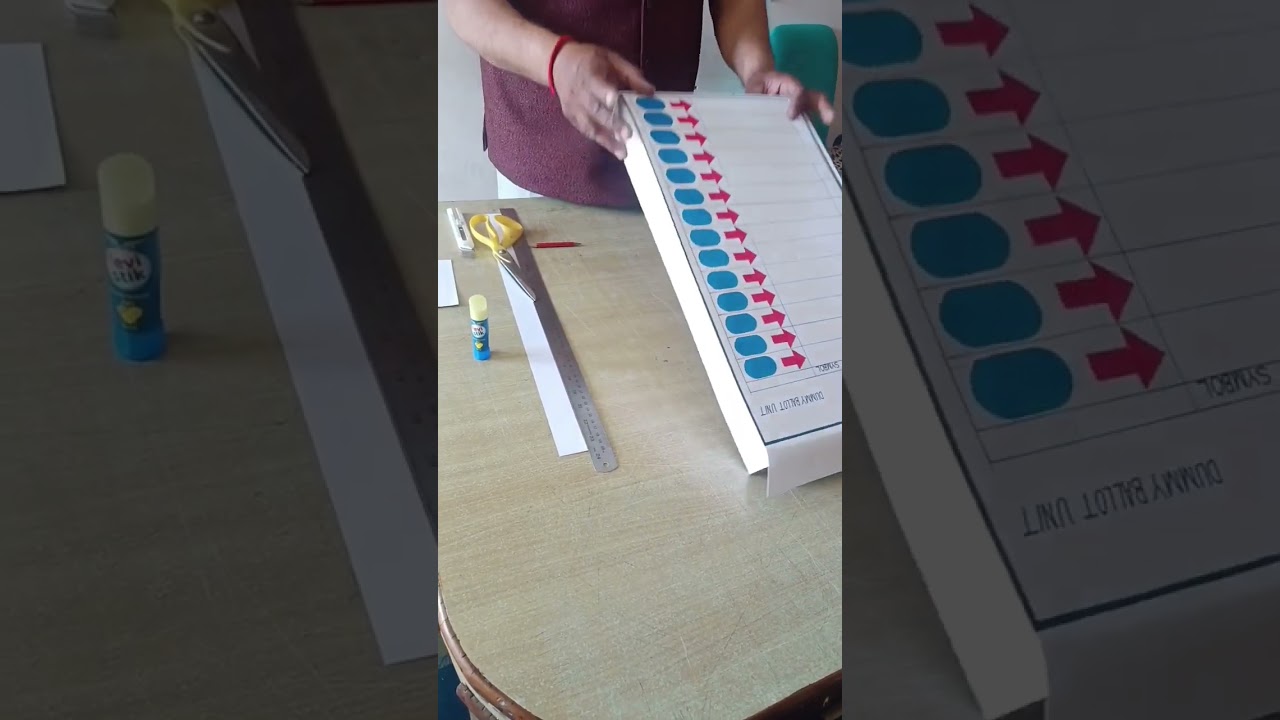 EVM MACHINE #ELECTION #2024#easy #viral #trending #craft by s s sehrawat