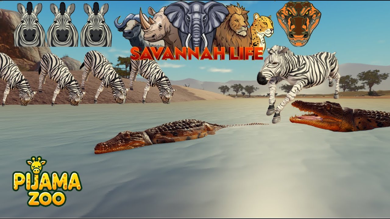 Savannah life. Crocodilo matando geral! 43#