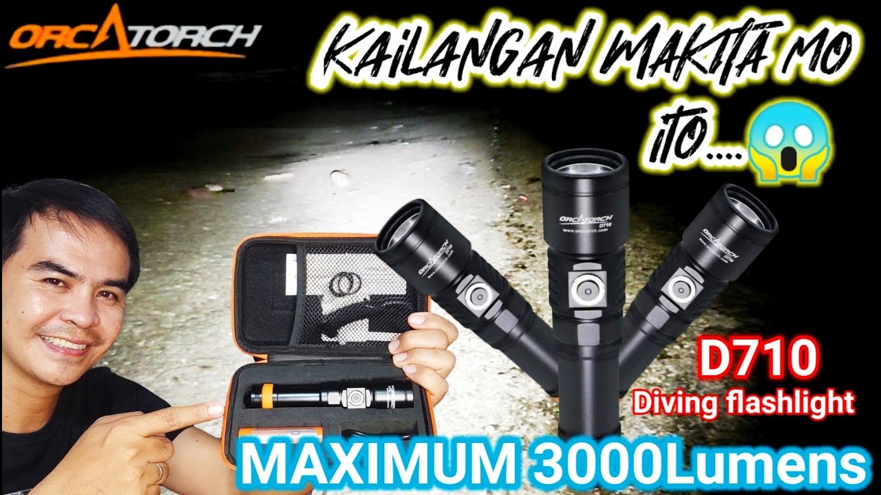 ORCATORCH D710 DIVE LIGHT UNBOXING | KAILANGANG MAKITA MO ITO | Drin's Adventure | Katusok Drin's