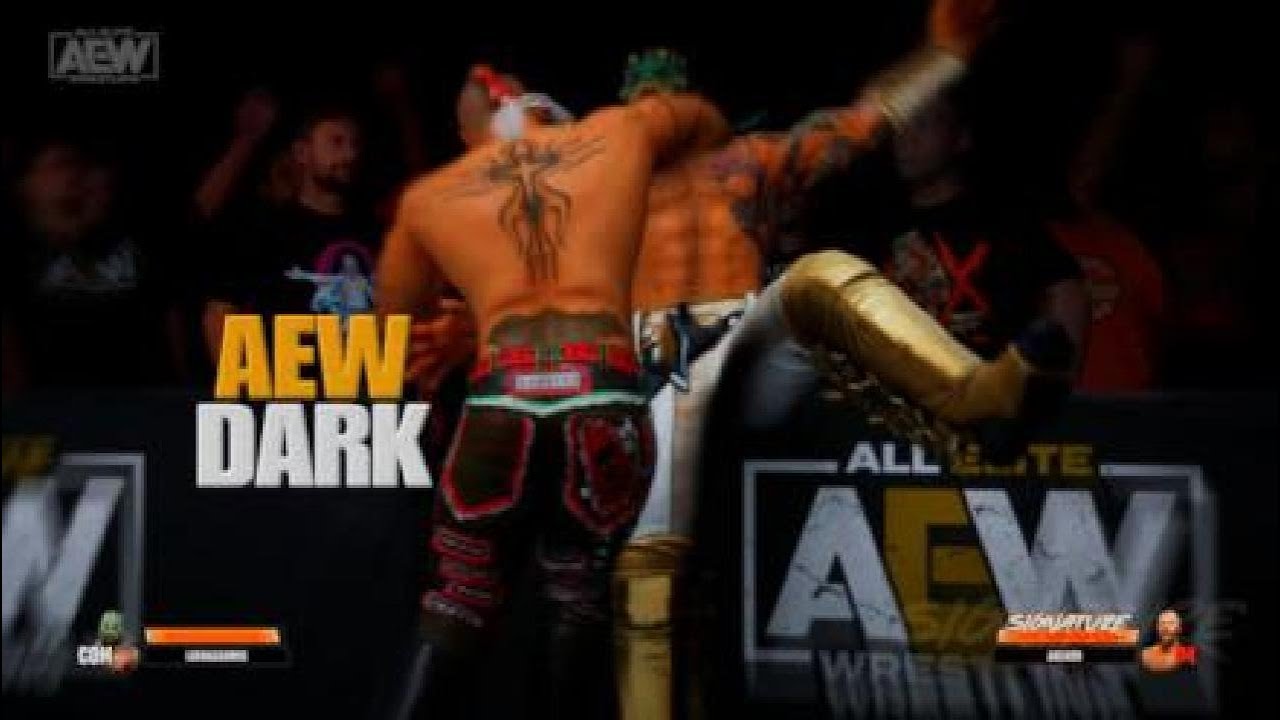 AEW DARK LANCE ARCHER VS LUCHASAURUS FALL COUNT ANYWHERE MATCH!!!!!!