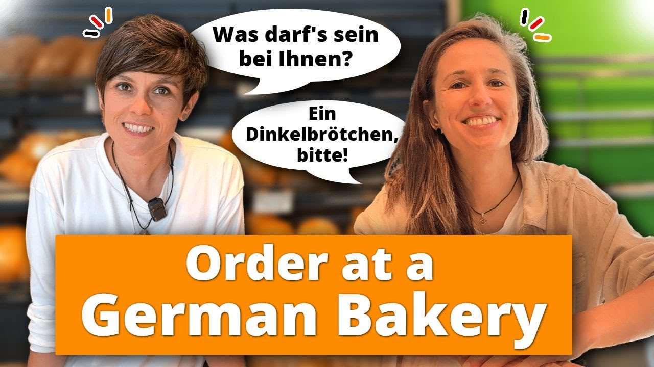 Real German Bakery Conversation - Practice With Me!
