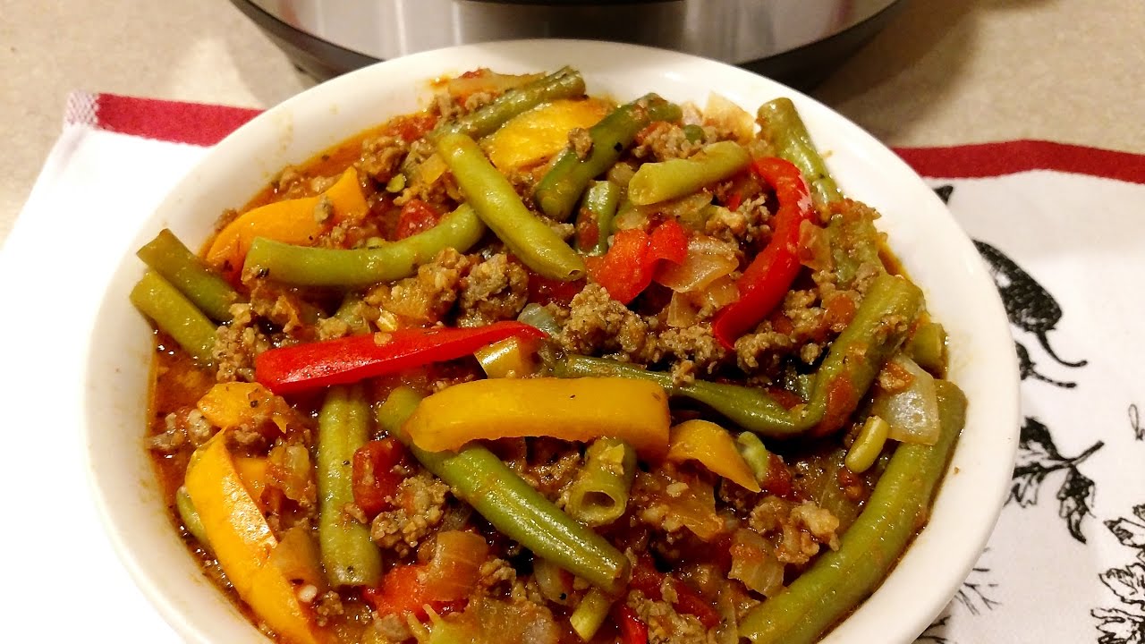 Instant Pot Green Beans and Sausage