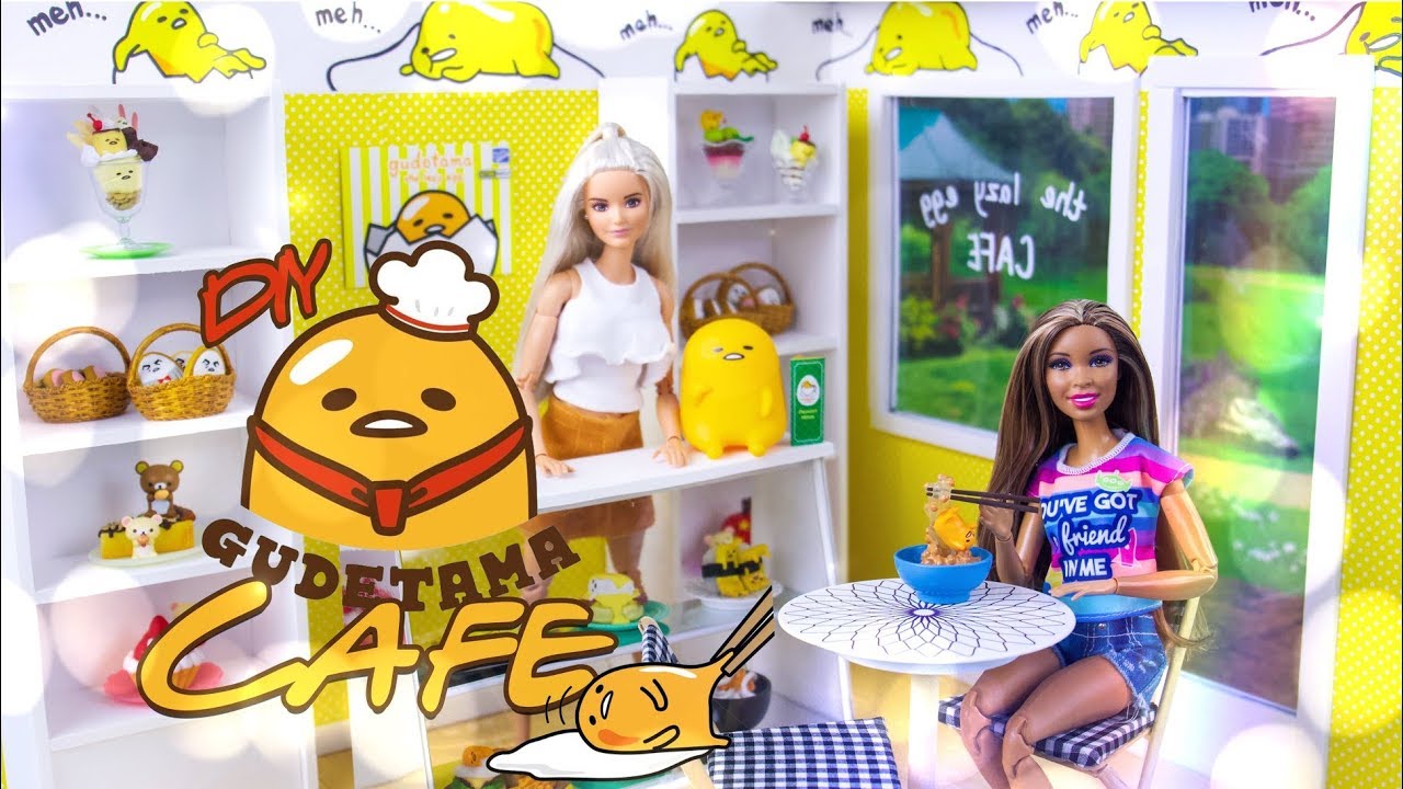 DIY - How to Make: Gudetama Lazy Egg Cafe PLUS Rement Blind Boxes Haul