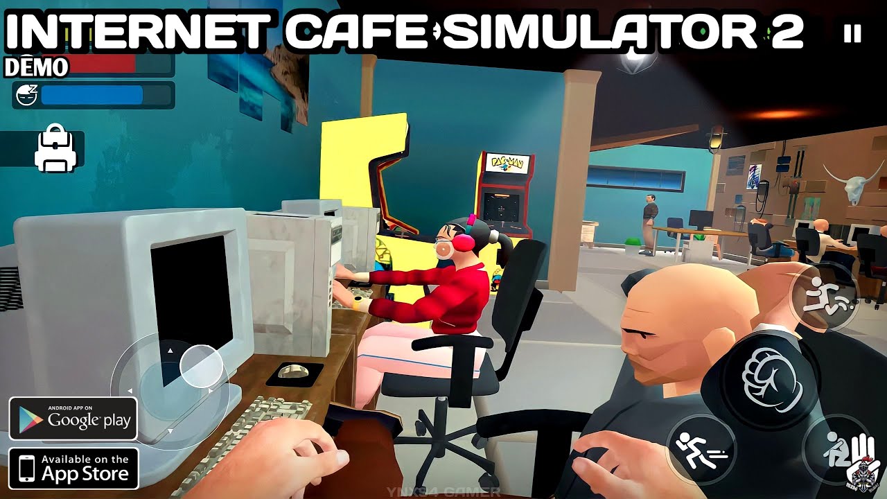 Internet Cafe Simulator 2(Demo) Mobile Gameplay